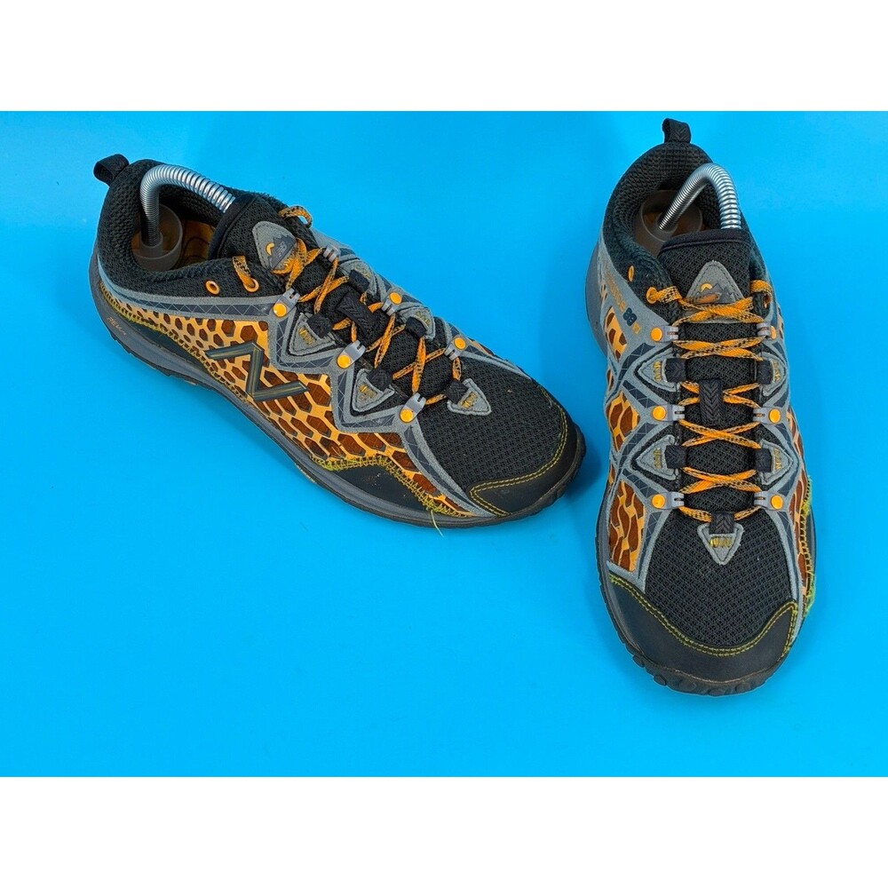 New Balance MO99GO Mens 7 Vibram Trail Running Shoes Leopard Orange Black